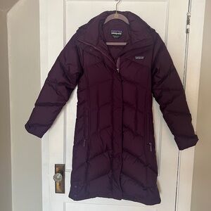 Patagonia Purple Long Puffer Jacket